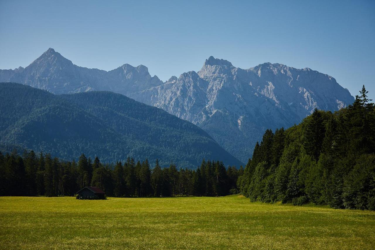 Ferienwohnung Zum Hirschgarten Krün Kültér fotó
