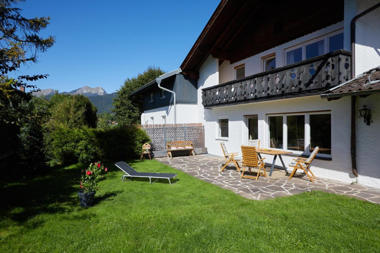 Ferienwohnung Zum Hirschgarten Krün Kültér fotó